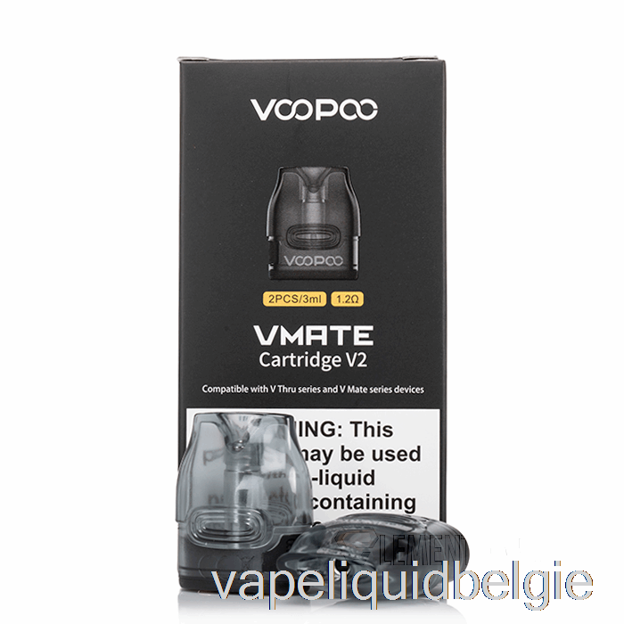 Vape België Voopoo V.thru Pro Vervangende Pods 1.2ohm Vmate V2 Pods